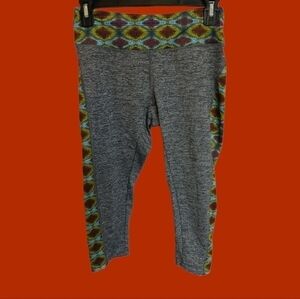 Lullaroe athletic jade capri size XS grey